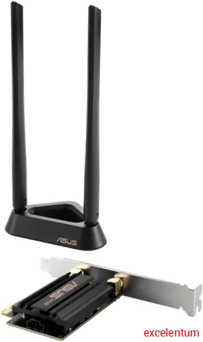 Сетевой адаптер Wi-Fi + Bluetooth Asus PCE-AXE59BT фото 3 Сетевой адаптер Wi-Fi + Bluetooth Asus PCE-AXE59BT фото 3