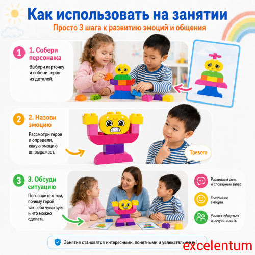 Конструктор Лёва. Эмоциональное развитие 45018 старт фото 3 Конструктор Лёва. Эмоциональное развитие 45018 старт фото 3