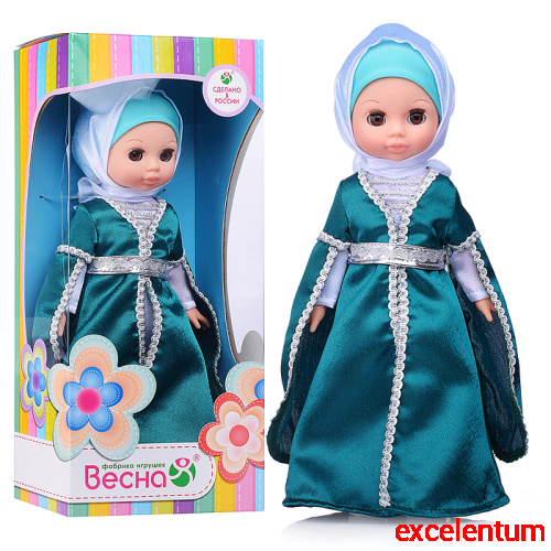 Кукла Девочка в чеченском костюме