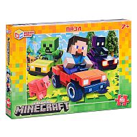 Пазлы 160 "По мотивам Minecraft" 285х190х33 мм.