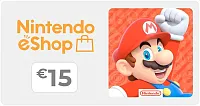 Карта оплаты пополнение игровой валюты Nintendo eShop 15 EUR