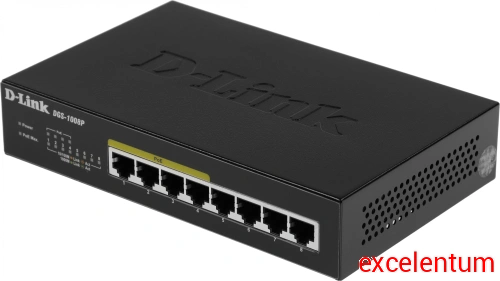 Коммутатор D-Link DGS-1008P/E1A Коммутатор D-Link DGS-1008P/E1A