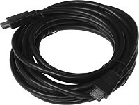 Кабель аудио-видео HDMI (m)/HDMI (m) 5м. позолоч.конт. черный (00117502)