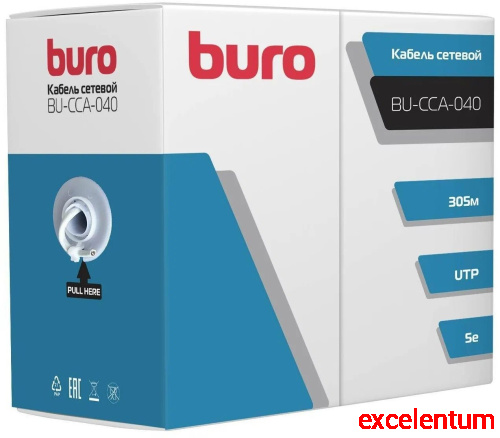 Кабель сетевой Buro BU-CCA-040 фото 2 Кабель сетевой Buro BU-CCA-040 фото 2