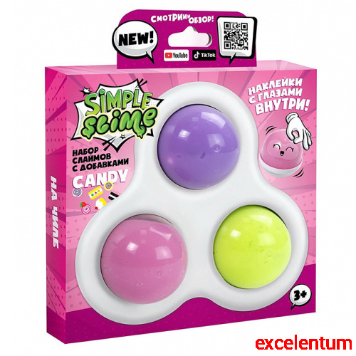Игрушка модели Simple Slime Candy, 175 г