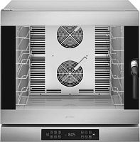 SMEG ALFA625E1HDS Конвекционная печь с пароувлажнением, электронное управление с пошаговым программированием и регулировкой скорости вентилятора