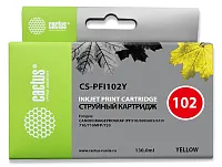 Картридж струйный Cactus CS-PFI102Y