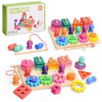 Игра развивающая 3 в 1 "Рыбалка"