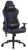 Кресло игровое Cactus  CS-CHR-0099BLR с RGB-подсветкой