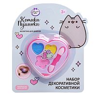 Косметика для девочек Тени для век c блестками, блистер