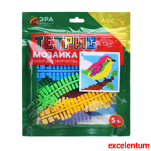 Игра "Тетрис мозаика" тип 6 исп. 5 "Птичка" Игра "Тетрис мозаика" тип 6 исп. 5 "Птичка"