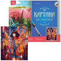 Картина по номерам холст на подрамнике 40*50см "Японский переулок"