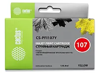 Картридж струйный Cactus CS-PFI107Y