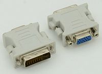 Переходник DVI-I(m) VGA (f) серый