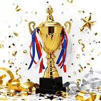 Кубок спортивный металл (32 см)