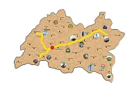 Большая карта Республики Татарстан