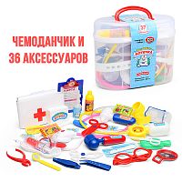 Набор доктора "Волшебная аптечка", в чемодане (37 предметов)