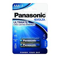 Батарейки алкалиновые Panasonic EVOLTA LR03EGE/2BP LR03 BL2