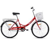 Велосипед 26" Rocket City Fold 26, цвет бордовый, размер 19"