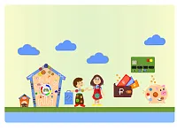 Комплексное настенное решение Деньги и домашний бюджет