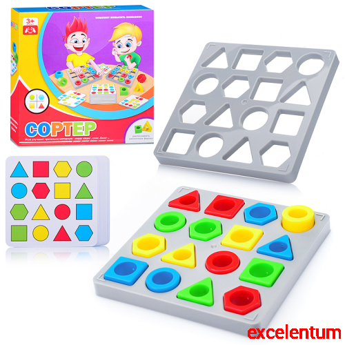 Настольная игра "Сортер" в коробке Настольная игра "Сортер" в коробке