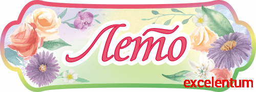 Табличка для детского сада ВРЕМЕНА ГОДА. ЛЕТО, 0,39*0,14м Табличка для детского сада ВРЕМЕНА ГОДА. ЛЕТО, 0,39*0,14м