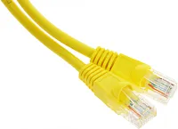 Патч-корд cat.5E stranded molded 0.5м желтый RJ-45 (m)-RJ-45 (m)