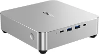 ПК Мини Chuwi AuBox Ryzen 7 8745HS (3.8) 16Gb SSD512Gb 780M Windows 11 Pro 2x2.5GbitEth WiFi BT 120W серебристый/черный