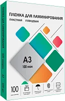 Пленка для ламинирования Heleos 100мкм A3 (100шт) глянцевая 303x426мм  LPA3-100