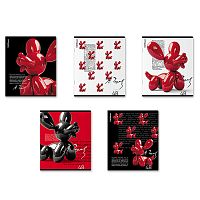 Тетрадь 48 л. клетка "Balloon Dog" soft-touch