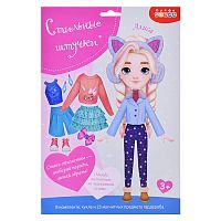 Игры на магнитах. Стильные штучки. Куколка Алиса
