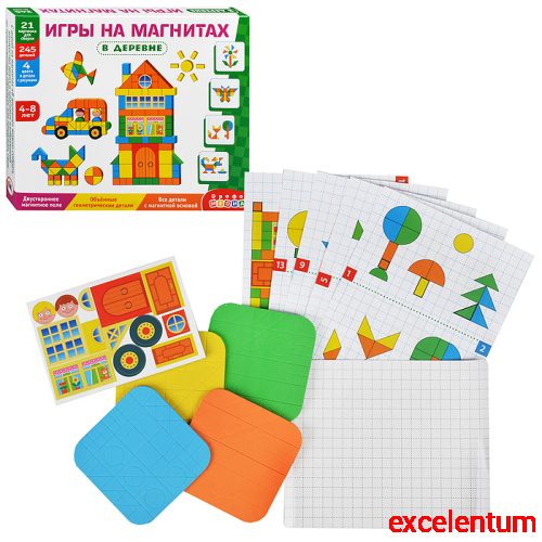 Магнитная мозаика "В деревне" Магнитная мозаика "В деревне"