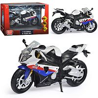 Модель металл BMW s1000rr Мотоцикл, 17 см, вращающийся руль, подвеска