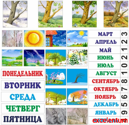 Стенд для детского сада КАЛЕНДАРЬ ПРИРОДЫ (Сказочные домики), 1*0,6м Стенд для детского сада КАЛЕНДАРЬ ПРИРОДЫ (Сказочные домики), 1*0,6м