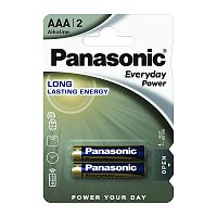 Батарейки алкалиновые Panasonic Everyday Power LR03EPS/2BP LR03 BL2