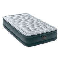 Надувная кровать "Comfort-Plush" 99х191х33см, встр.нас. 220В, до 136кг