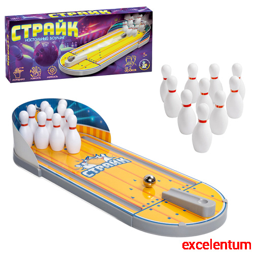 Игра настольная боулинг "Страйк" Игра настольная боулинг "Страйк"