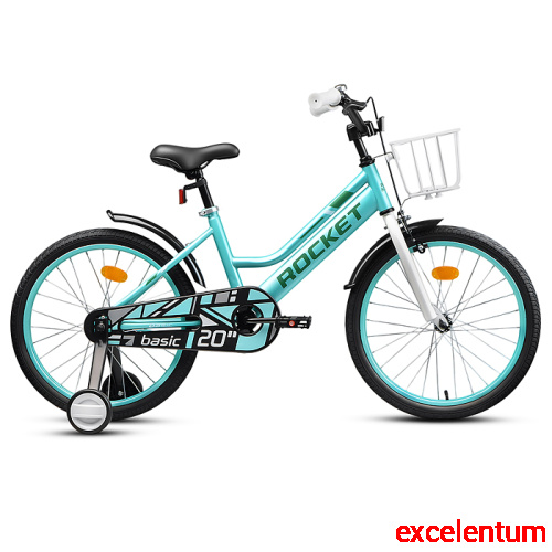 Велосипед 20" Rocket Basic, цвет бирюзовый Велосипед 20" Rocket Basic, цвет бирюзовый