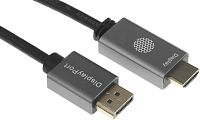 Кабель аудио-видео Cactus CS-DP-HDMI-1.2-2