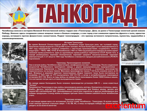 Стенд ТАНКОГРАД, 0,8*0,6м Стенд ТАНКОГРАД, 0,8*0,6м