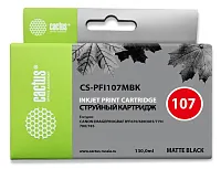 Картридж струйный Cactus CS-PFI107MBK