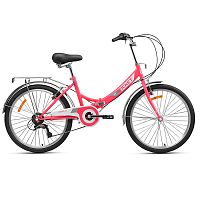 Велосипед 24" Rocket City Fold S 24, цвет розовый, размер 16"