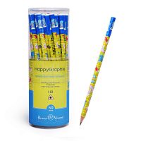 Карандаш чернографитовый "HappyGraphix. Кеды" НВ
