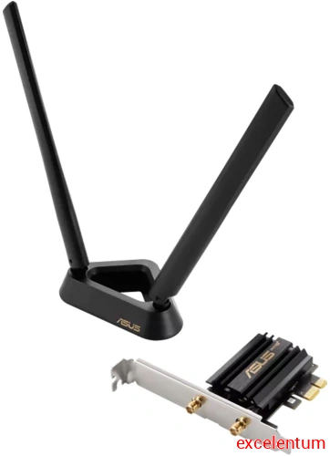 Сетевой адаптер Wi-Fi + Bluetooth Asus PCE-AXE59BT Сетевой адаптер Wi-Fi + Bluetooth Asus PCE-AXE59BT