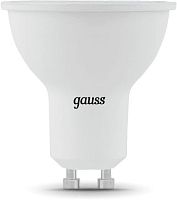 Лампа светодиодная Gauss Black 5Вт цок.:GU10 рефлек. 220B св.свеч.бел.нейт. MR16 (упак.:10шт) (101506205)