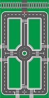 Поле для отработки ПДД, 0,4*0,8м
