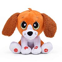 Игрушка мягкая интерак., Щенок сказочник 25см, (говорит, поёт) в коробке