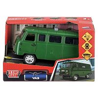 Машина пластик свет-звук UAZ-452 16 см, инерц, зеленый
