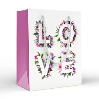 Пакет подарочный (M) "LOVE"