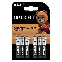 Батарейки алкалиновые OPTICELL BASIC LR03 BL6